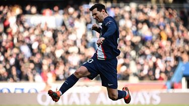 Lionel Messi en tiempo de descuento, el PSG le ganó 4-3 al Lille