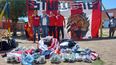 Hinchas jujeños de Estudiantes donaron calzados y ropa en el norte