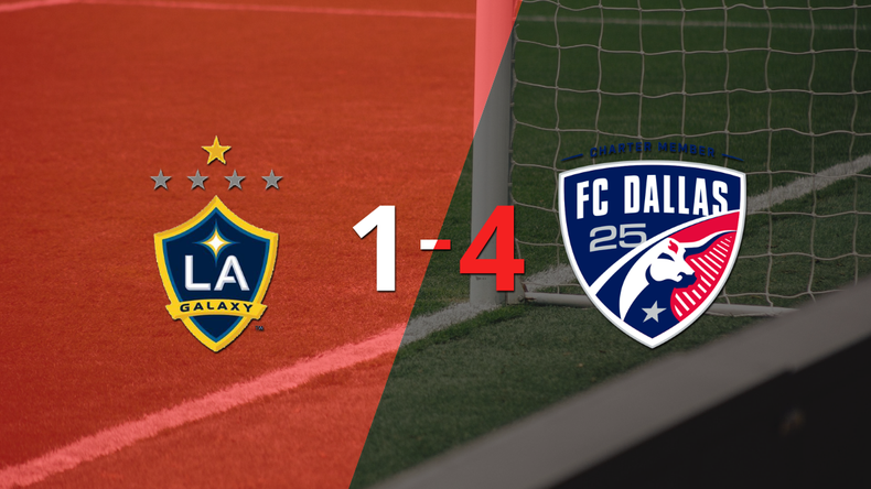 FC Dallas golea 4-1 a LA Galaxy y Bernard Kamungo firma doblete