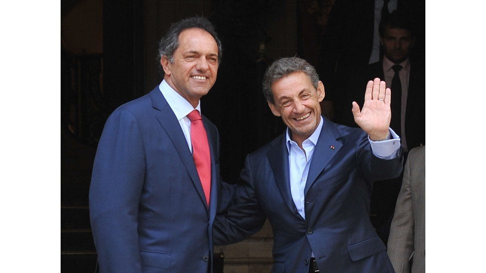 Scioli con Sarkozy