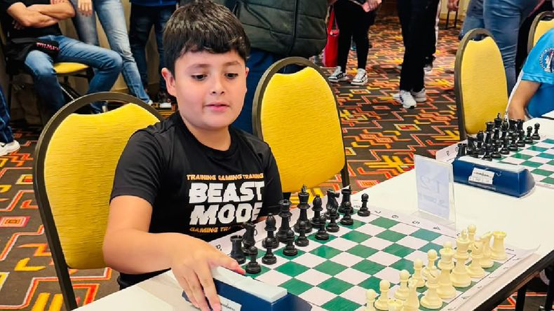 JorgeKrum Vélez, el ajedrecista jujeño de 10 años&nbsp;