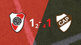 por penales, platense elimino a river plate