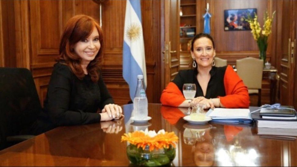 Cristina Kirchner y Gabriela Michetti se reunieron en el Senado