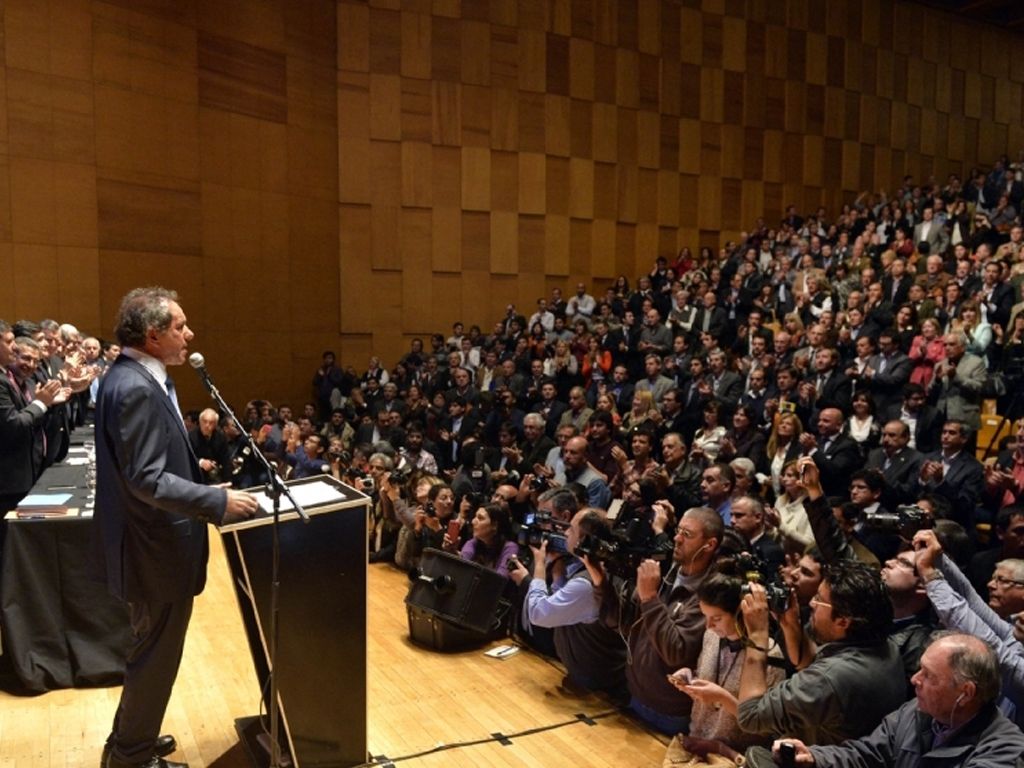 Scioli en San Juan