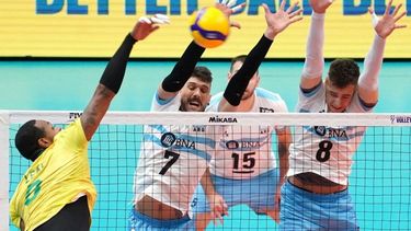 Mundial de Vóley: Argentina no pudo con Brasil y cayó 3-1.&nbsp;