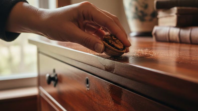 Es habitual que los muebles de madera se rayen con el uso diario.