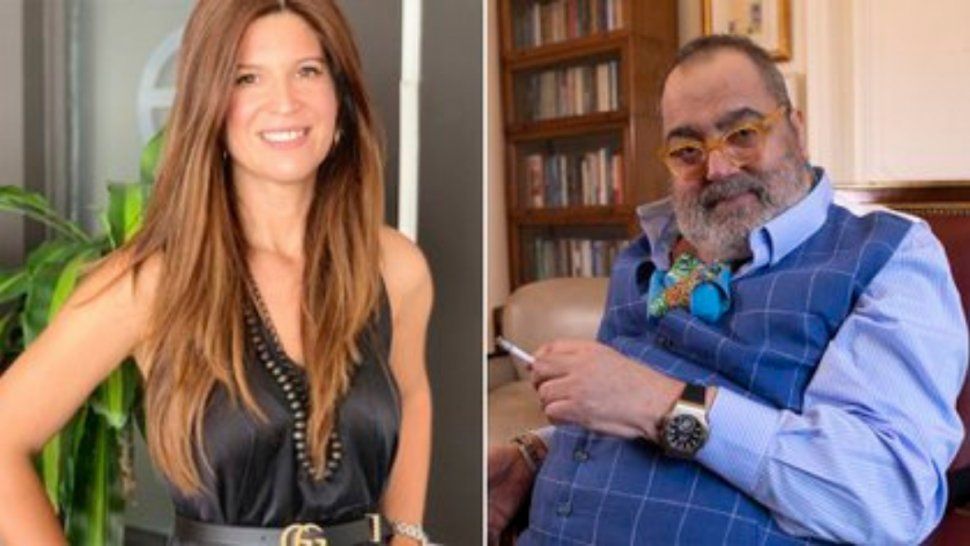 descubrieron a la novia de jorge lanata en un movil