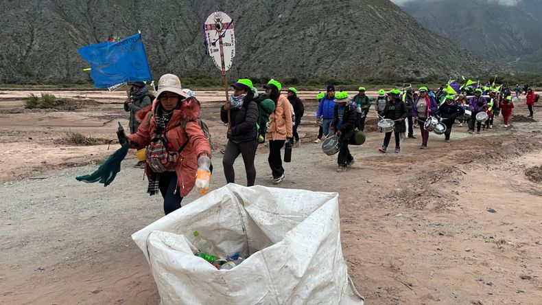 PuntaCorral: levantaron 45 toneladas de residuos en las peregrinaciones&nbsp;