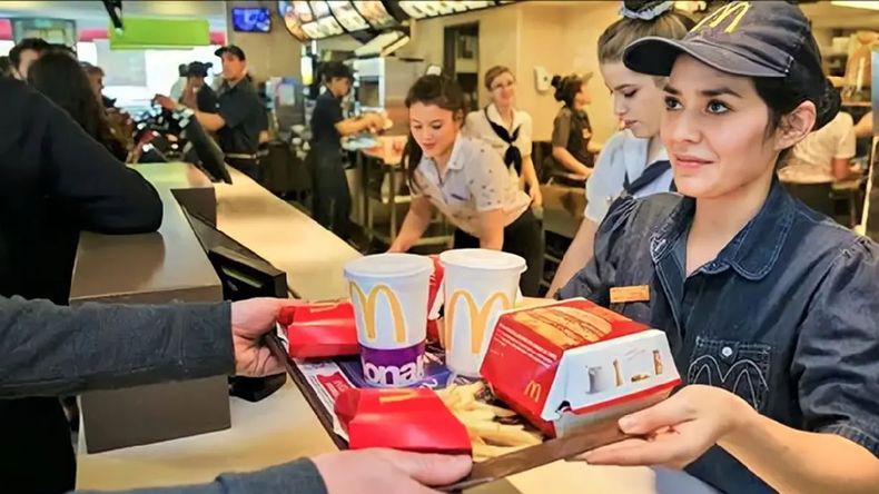 McDonald’s en Argentina: cuánto cobra un empleado (Foto ilustrativa) 