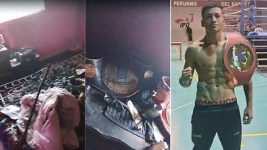 Agustín El Zurdo Celis sufrió un incendio y perdió parte de sus herramientas de boxeo