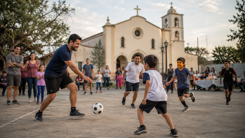 La iglesia San Pedro y San Pablo realizará un Mundial Parroquial por el Día del Padre.