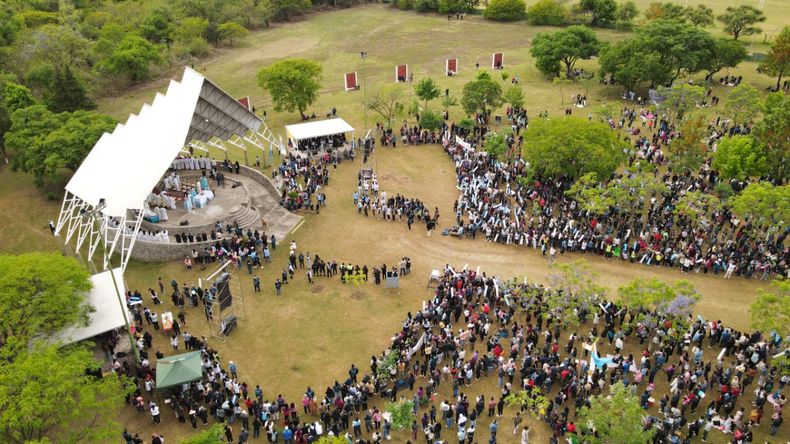 Peregrinación en Río Blanco