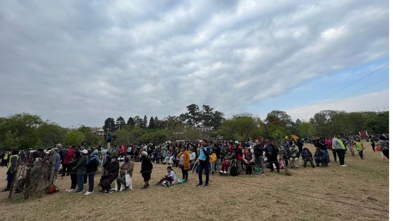 Tercera peregrinación por la Virgen de Río Blanco y Paypaya en el día de la madre.