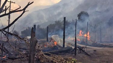 Evacuan un barrio de Chubut por los incendios forestales.&nbsp;