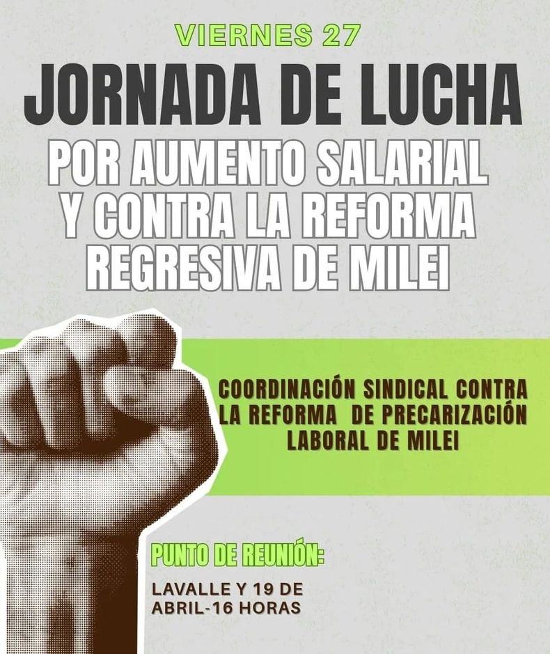 Convocatoria de los gremios jujeños Convocatoria de los gremios jujeños