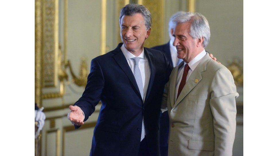 Mauricio Macri con Tabará Vázquez