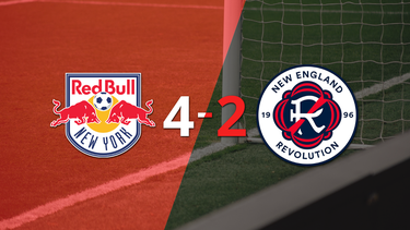 New York Red Bulls muestra su garra para vencer a New England Revolution por 4 a 2