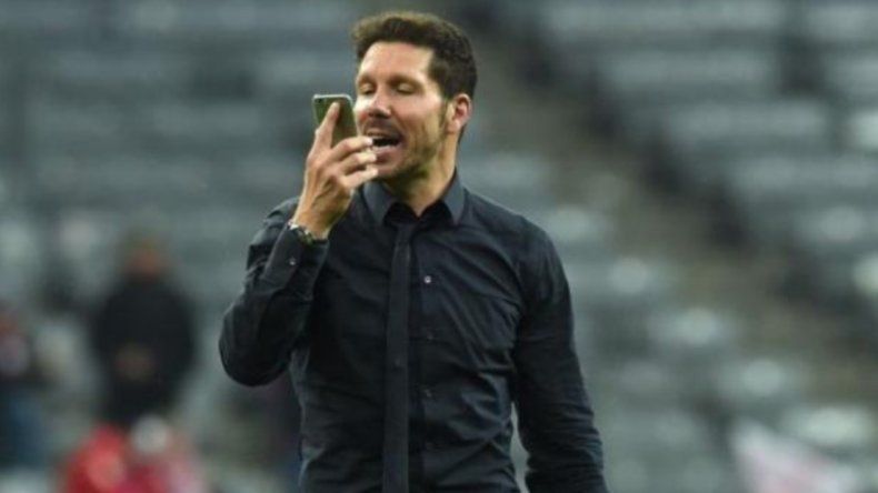 Audio de Simeone contra Sampaoli, la AFA, Caballero y Messi