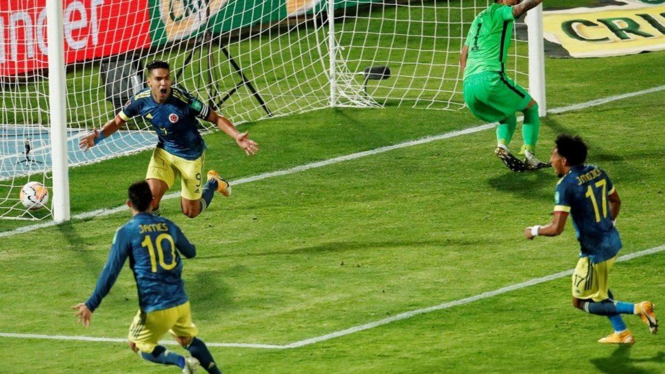 Colombia mostró el poder de su Tigre y empató con Chile