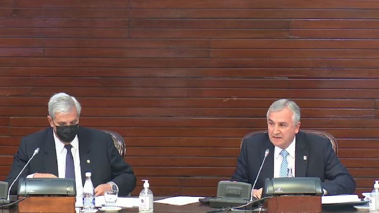 Gerardo Morales y su discurso en la Legislatura