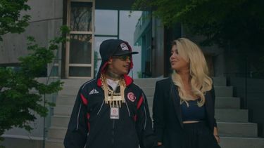 L-Gante sacó un videoclip junto a Wanda Nara del tema El último romántico.