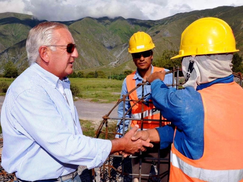 Fellner visitó Volcán