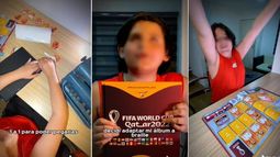 Venezuela: un niño adaptó el álbum del Mundial al sistema braille.&nbsp;