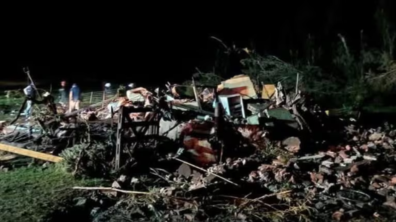 Un tornado arrasó una zona rural de Buenos Aires