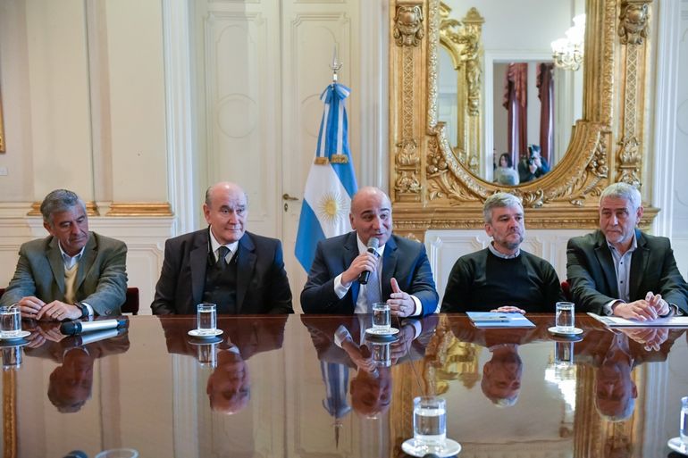 Reunión del Partido Justicialista en Casa Rosada.