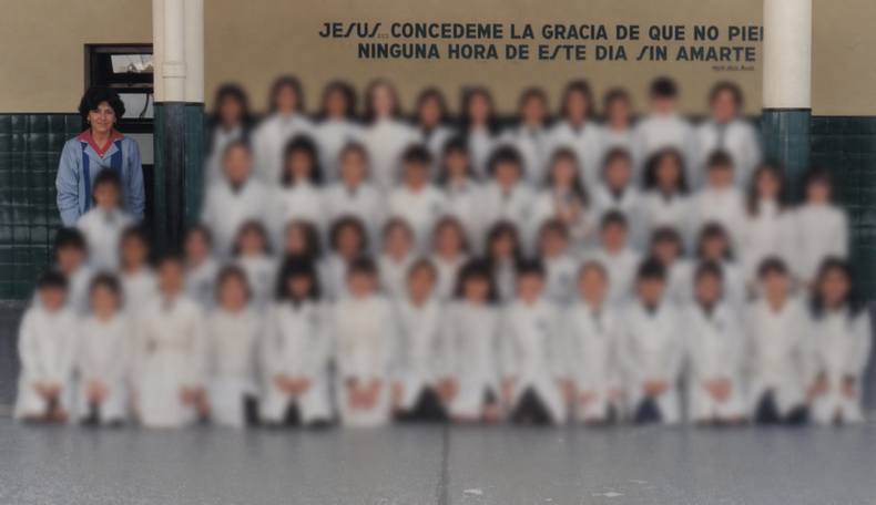 La Seño Graciela - recuerdo de alumnas de 4°grado Colegio Santa Bárbara