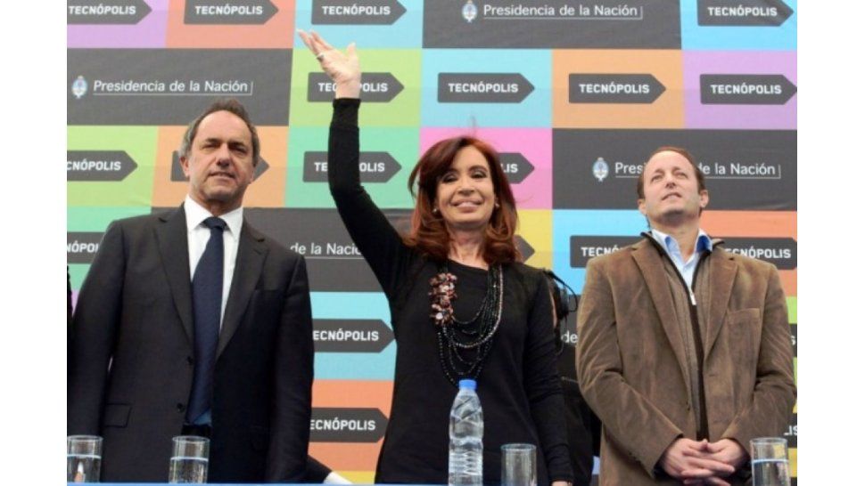 Cristina en Tecnópolis