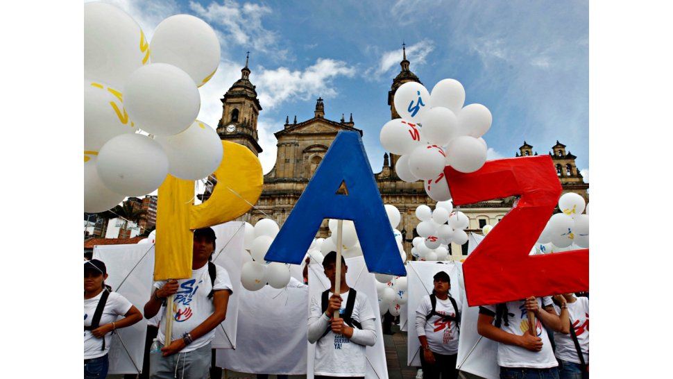 Firmaron la paz en Colombia
