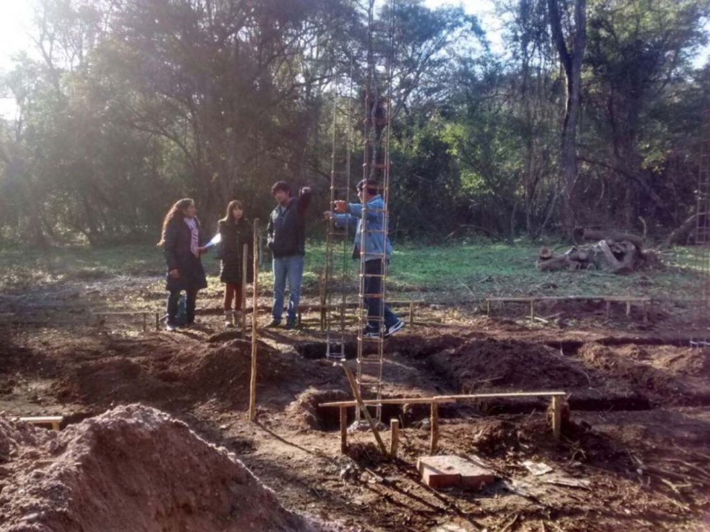 Obras en la reserva natural