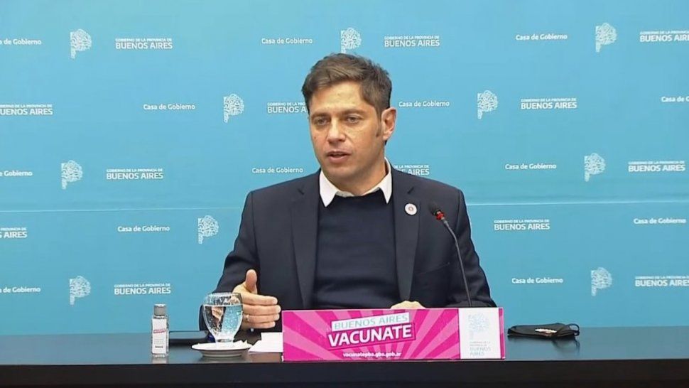 Axel Kicillof anunció la inscripción para vacunar a mayores de 13 a 17 años con comorbilidades.&nbsp;