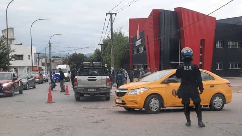 Choque en el acceso Sur de San Salvador de Jujuy