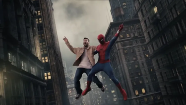 Lionel Messi sorprendió a todos con una divertida actuación junto a Tom Holland para promocionar la nueva película de Spider-Man.