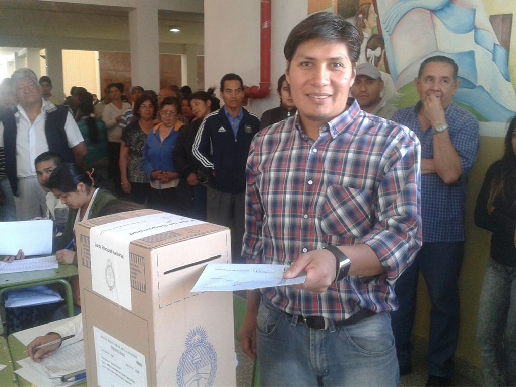 Votó Alejandro Vilca