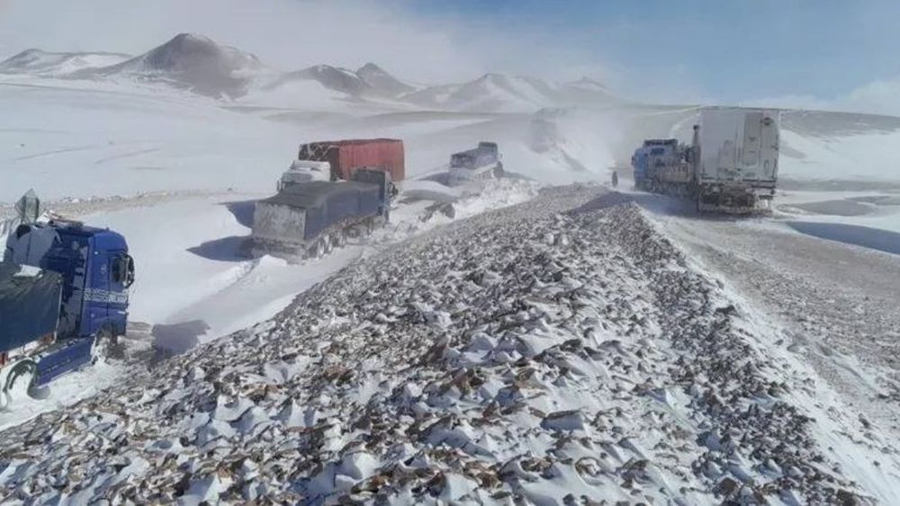 Paso de Jama nevado&nbsp;