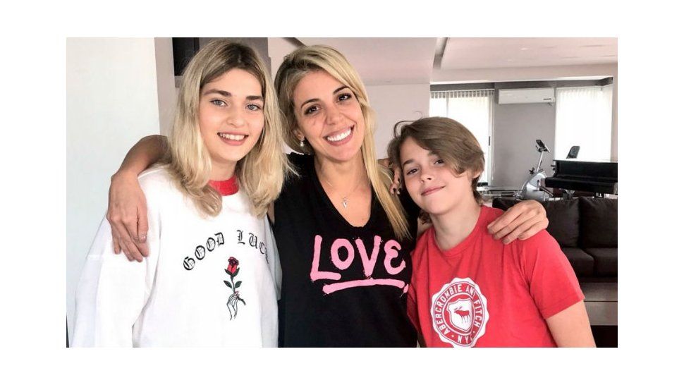 Virginia Gallardo se reencontró con los hijos de Ricardo Fort