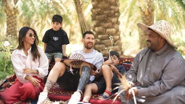 Revelaron el nuevo tatuaje de Lionel Messi en su viaje a Arabia Saudita.