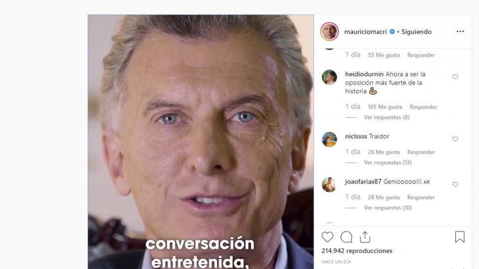 Macri convocó a una transmisión en vivo y pidió que le hagan preguntas