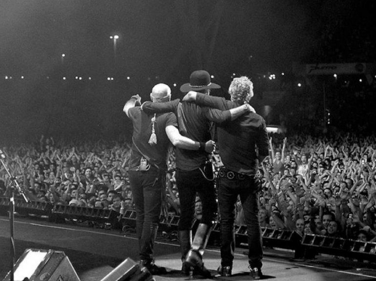 Soda Stereo en uno de sus &uacute;ltimos recitales con Gustavo Cerati.