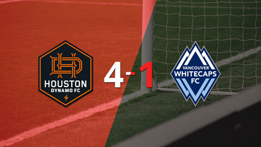 Tranquila victoria de Houston Dynamo por 4 a 1 frente a Vancouver Whitecaps FC