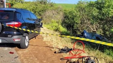 Tragedia en Brasil: un argentino muerto y varios heridos en un choque frontal