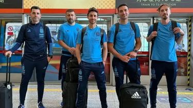 La Selección Argentina llegó a China para la fecha FIFA.