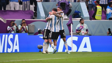Gol de Argentina en Mundial Qatar 2022.