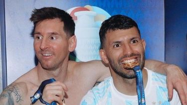 El Kun Agüero no pierde el humor, y aseguró que se está preparando para ir al mundial de Qatar.