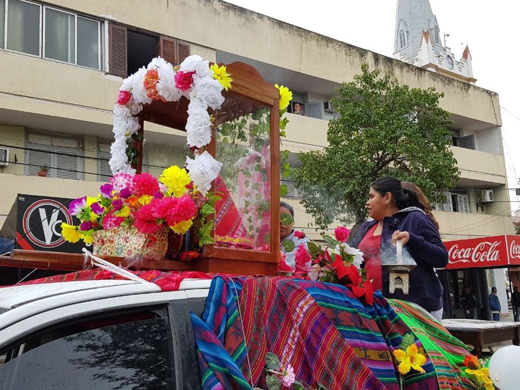 Caravana con la virgen