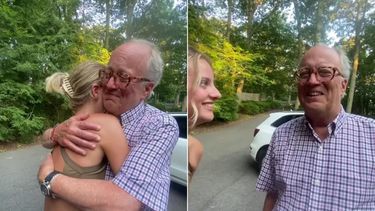 El video se volvió viral, sumando muchas reproducciones y comentarios que elogian la emotiva reacción del padre.