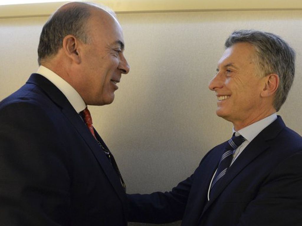 Macri con CEO de Coca Cola, Muhtar Kent